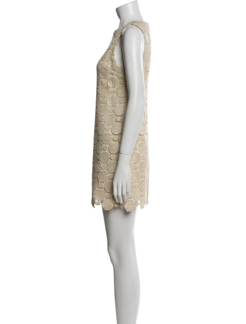 Alice + Olivia Crew Neck Mini Dress