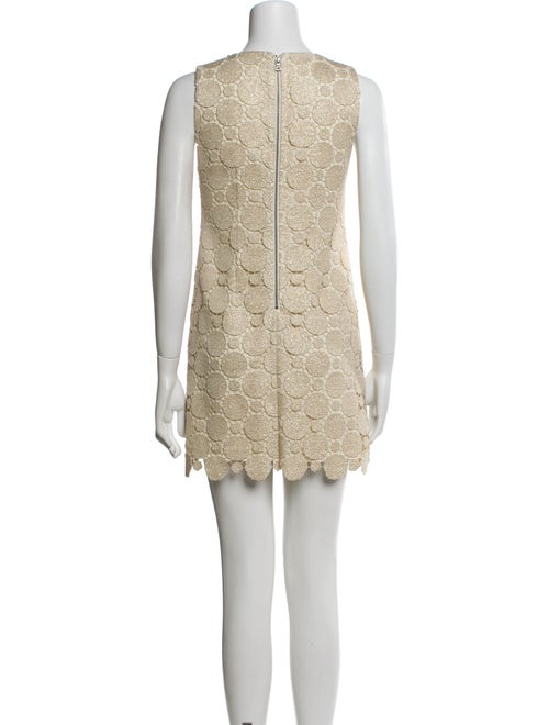 Alice + Olivia Crew Neck Mini Dress