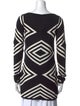 Alice + Olivia Striped Bateau Neckline Sweater