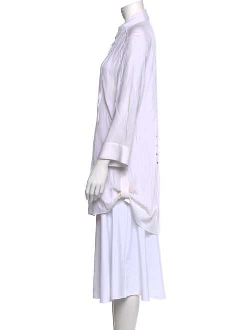 Alice + Olivia Striped Three-Quarter Sleeve Tunic