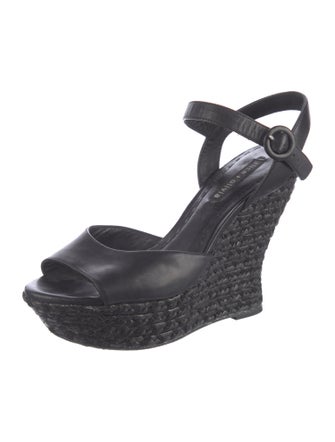 Alice + Olivia Leather Espadrilles