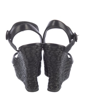 Alice + Olivia Leather Espadrilles