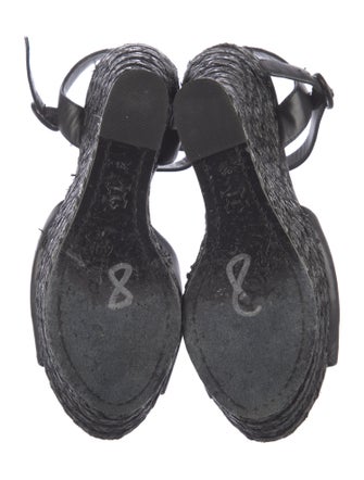 Alice + Olivia Leather Espadrilles