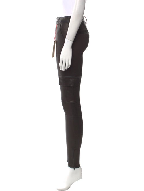 Alice + Olivia Lamb Leather Skinny Leg Pants