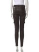 Alice + Olivia Lamb Leather Skinny Leg Pants