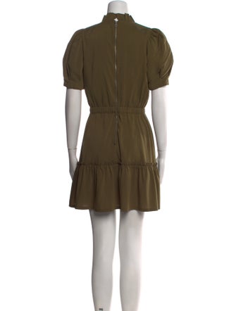 Alice + Olivia Mock Neck Mini Dress