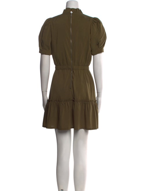 Alice + Olivia Mock Neck Mini Dress