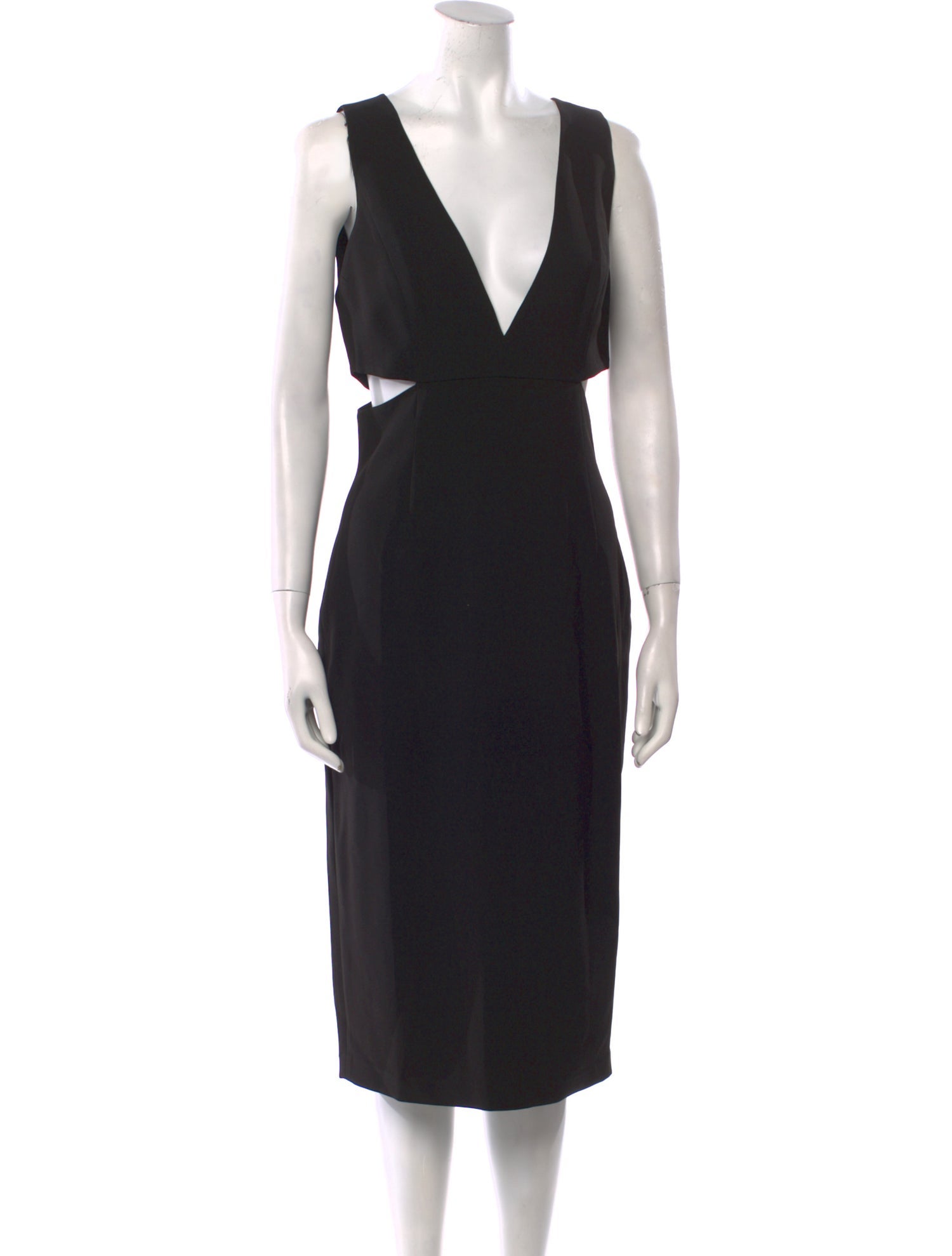 Alice + Olivia V-Neck Midi Length Dress w/ Tags