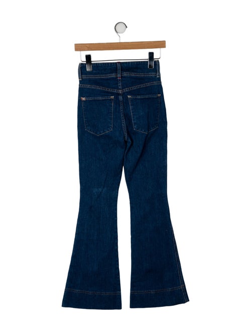 Alice + Olivia Mid-Rise Wide Leg Jeans