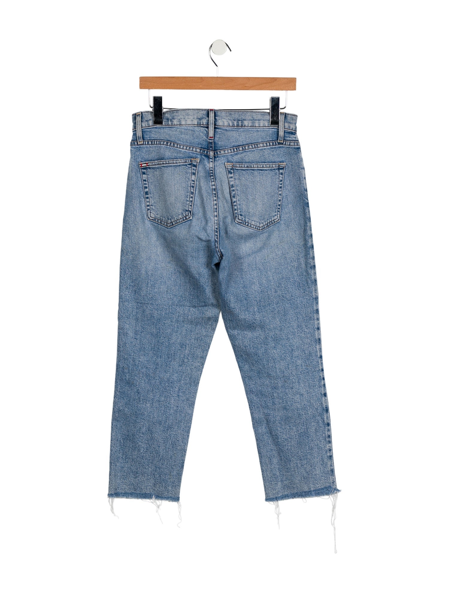 Alice + Olivia High-Rise Straight Leg Jeans