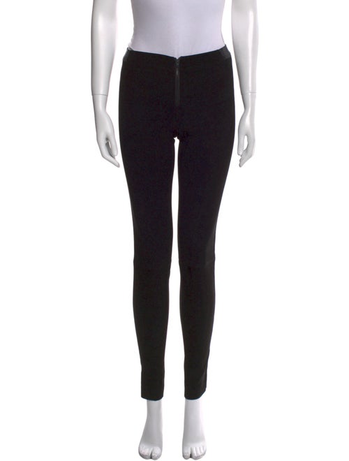Alice + Olivia Lambskin Skinny Leg Pants