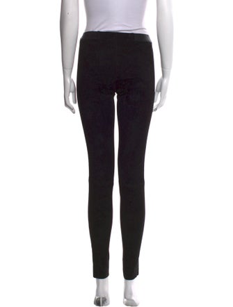 Alice + Olivia Lambskin Skinny Leg Pants