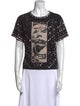 Alice + Olivia Graphic Print Crew Neck T-Shirt