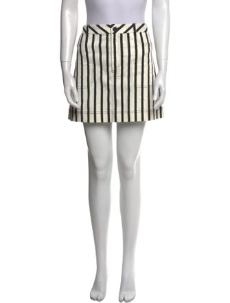 Alice + Olivia Striped Mini Skirt