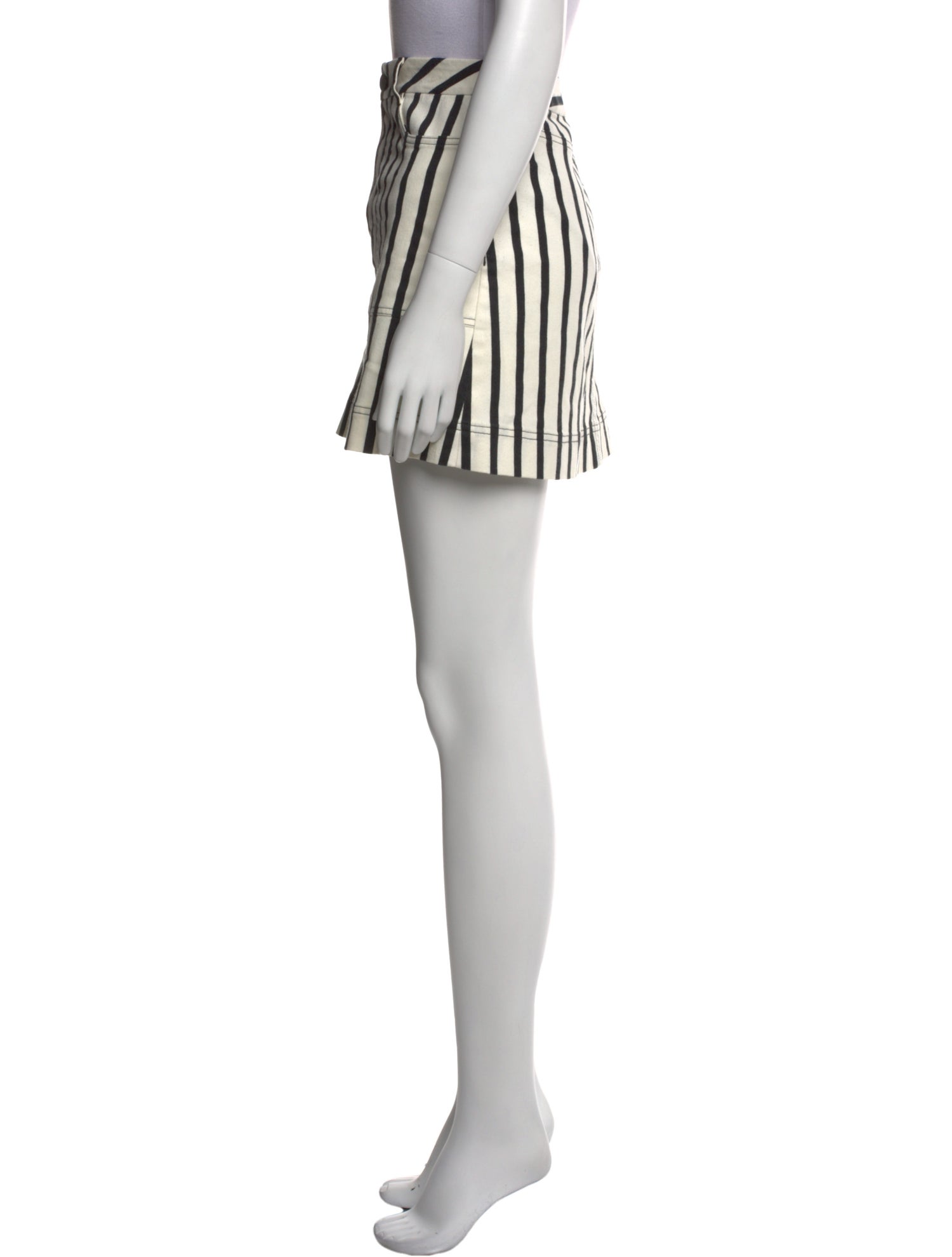 Alice + Olivia Striped Mini Skirt