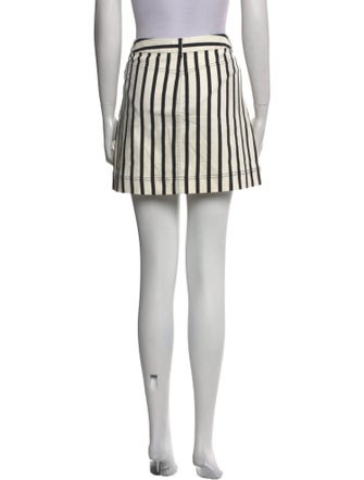 Alice + Olivia Striped Mini Skirt