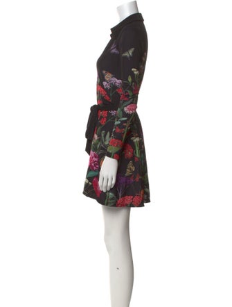 Alice + Olivia Floral Print Mini Dress