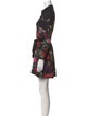 Alice + Olivia Floral Print Mini Dress