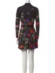 Alice + Olivia Floral Print Mini Dress