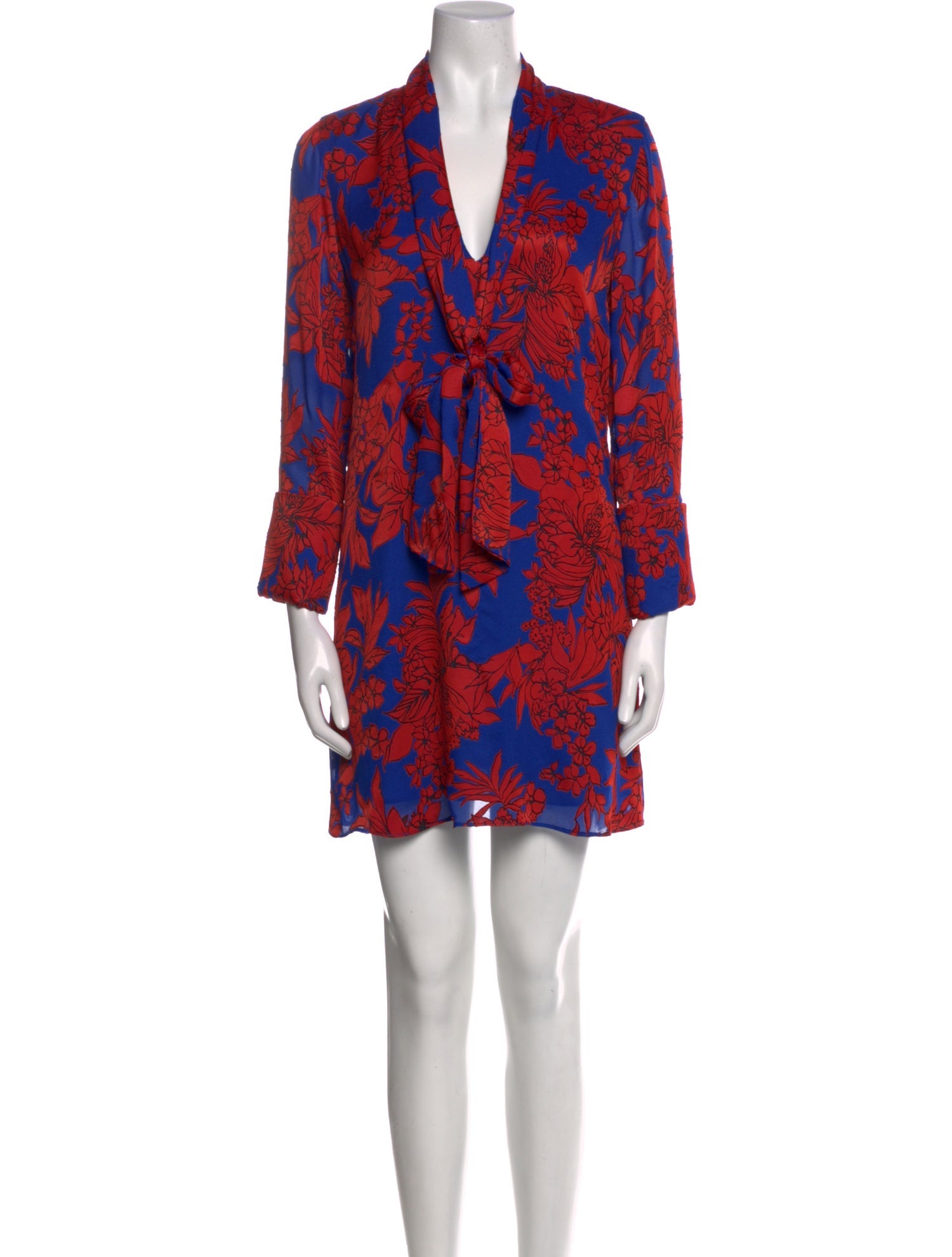 Alice + Olivia Floral Print Mini Dress