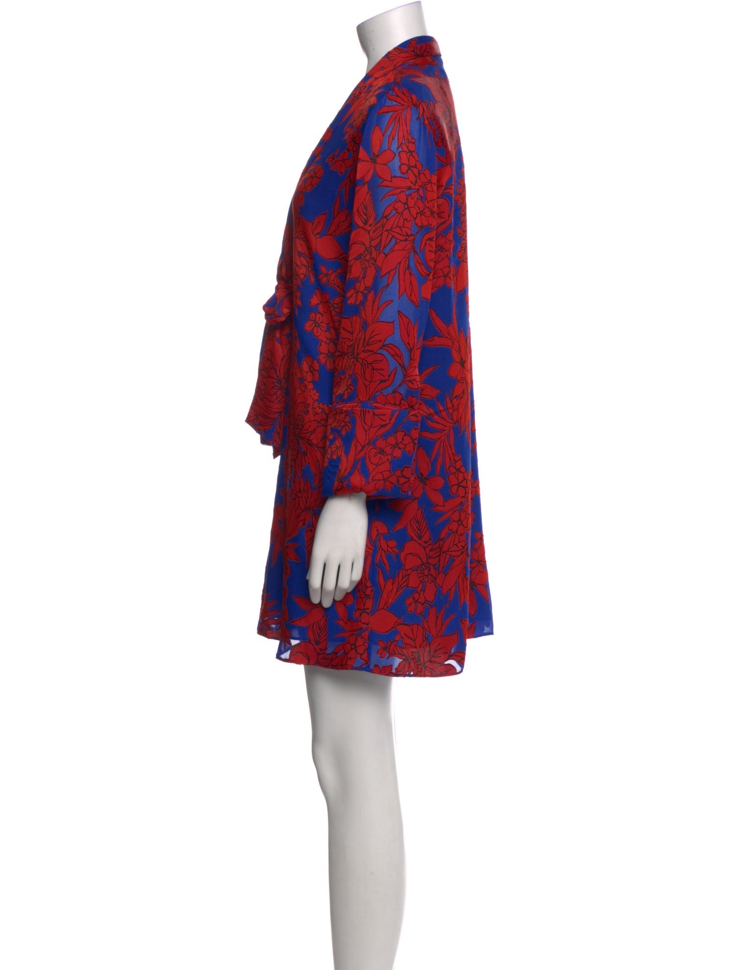 Alice + Olivia Floral Print Mini Dress