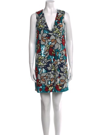 Alice + Olivia Printed Mini Dress