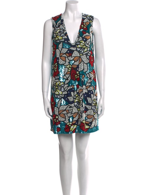 Alice + Olivia Printed Mini Dress
