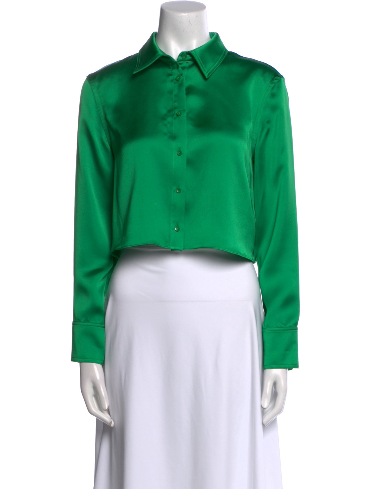 Alice + Olivia Long Sleeve Crop Top