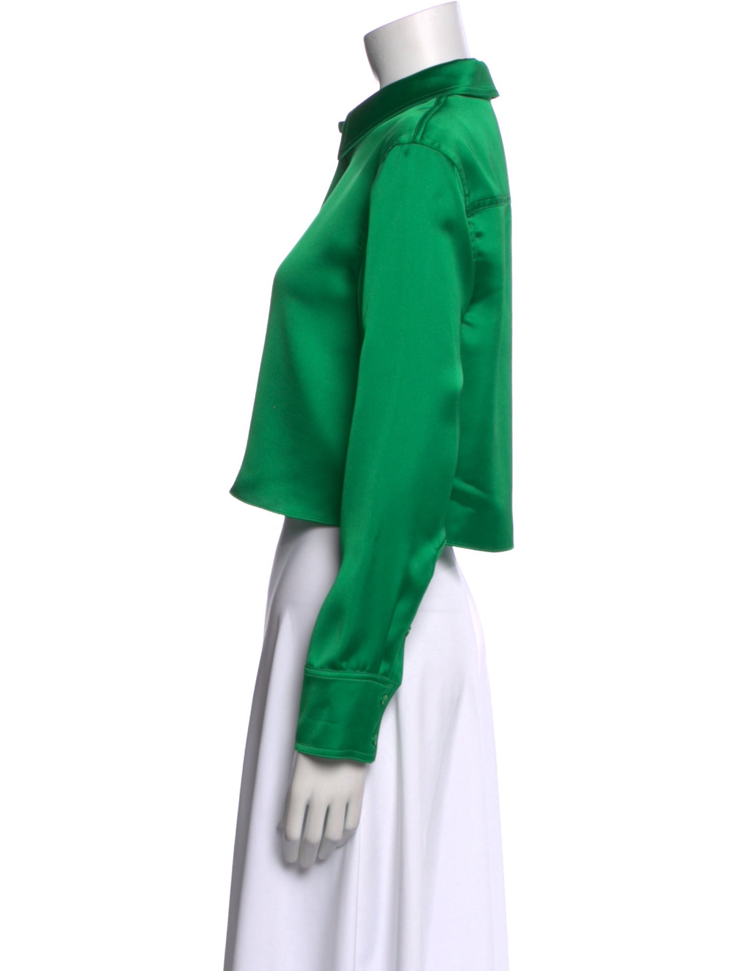 Alice + Olivia Long Sleeve Crop Top