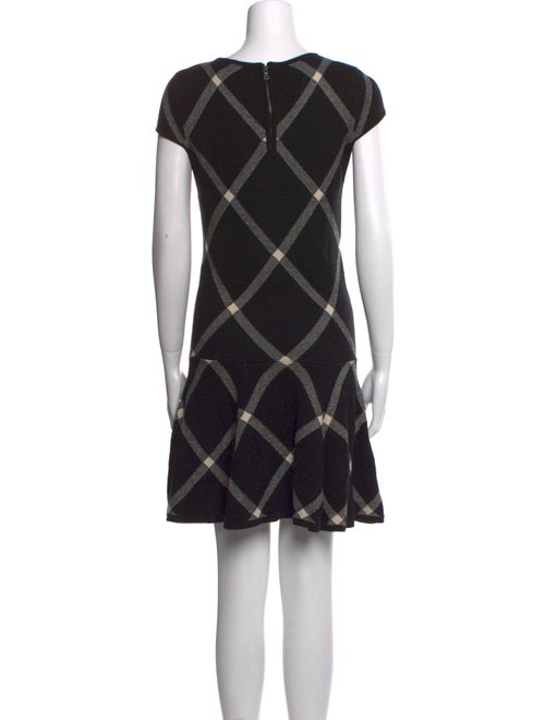 Alice + Olivia Plaid Print Mini Dress