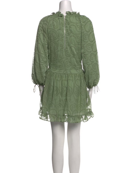 Alice + Olivia V-Neck Mini Dress