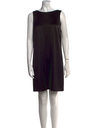 Alice + Olivia Bateau Neckline Mini Dress