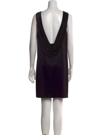 Alice + Olivia Bateau Neckline Mini Dress