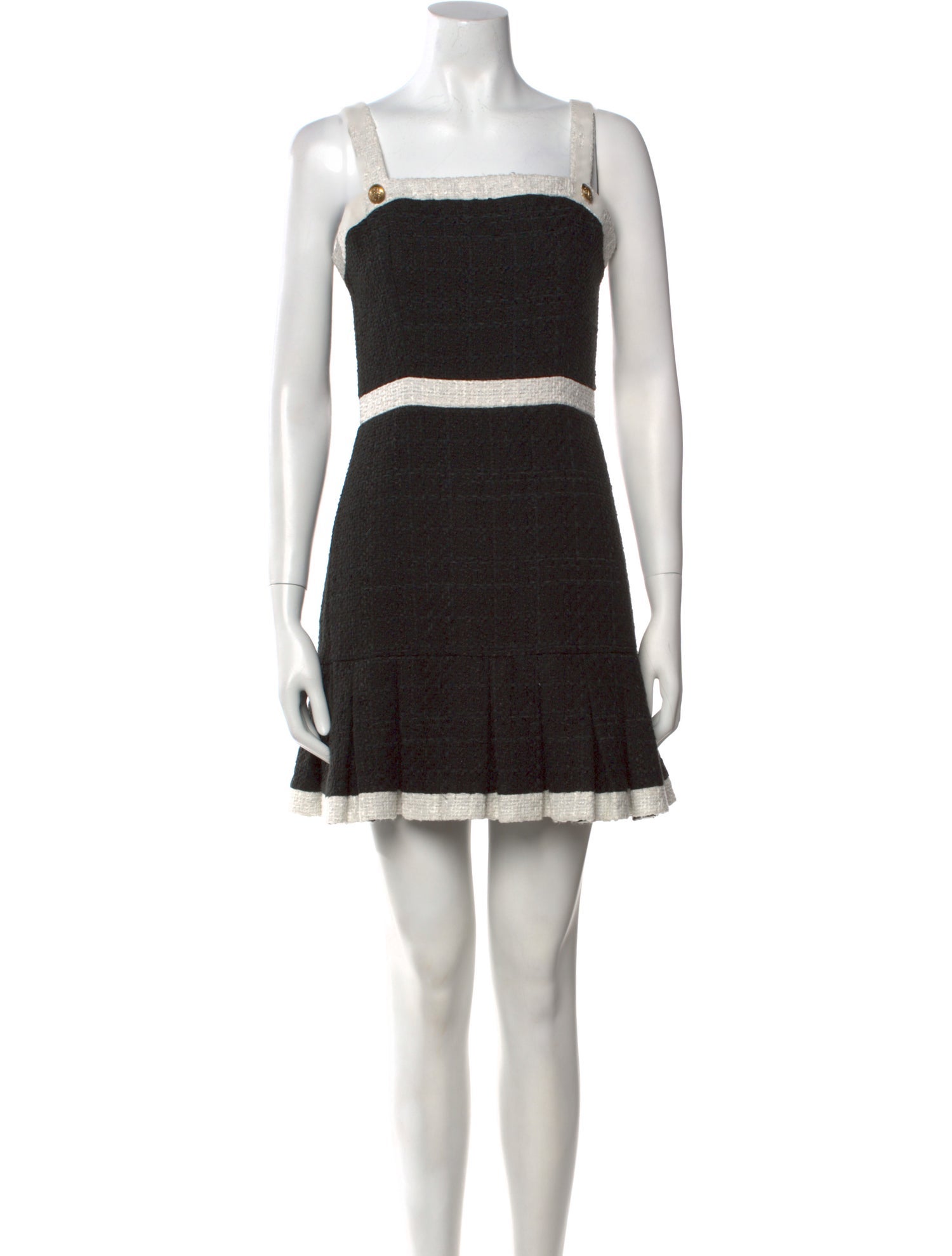 Alice + Olivia Square Neckline Mini Dress