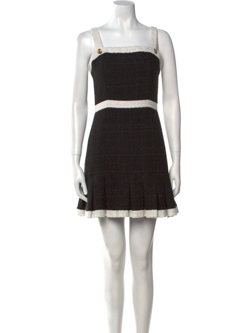 Alice + Olivia Square Neckline Mini Dress