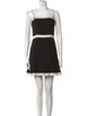 Alice + Olivia Square Neckline Mini Dress