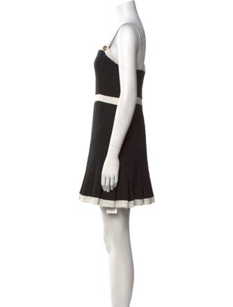 Alice + Olivia Square Neckline Mini Dress