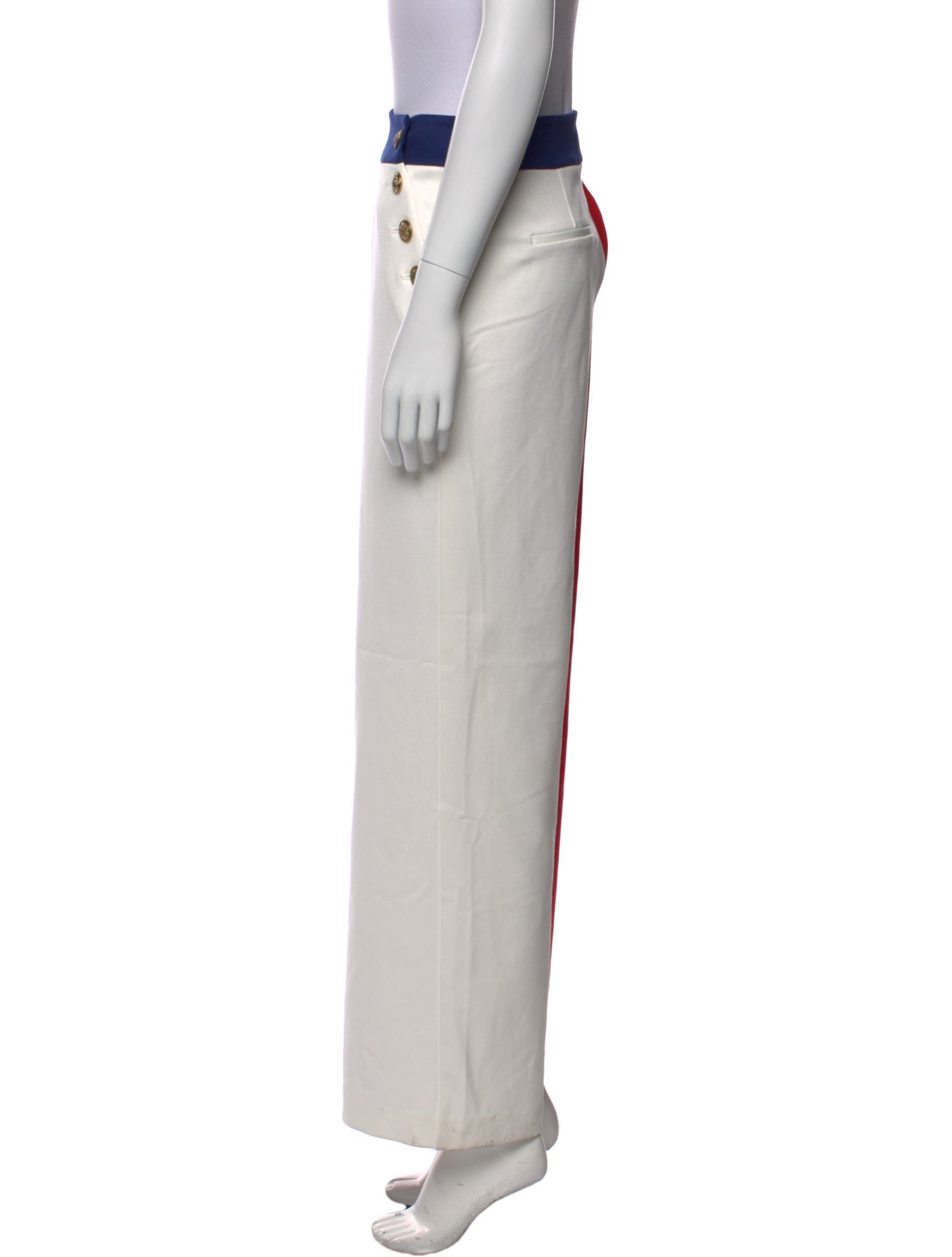 Alice + Olivia Colorblock Pattern Wide Leg Pants