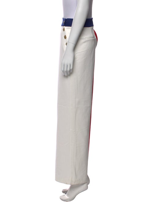 Alice + Olivia Colorblock Pattern Wide Leg Pants