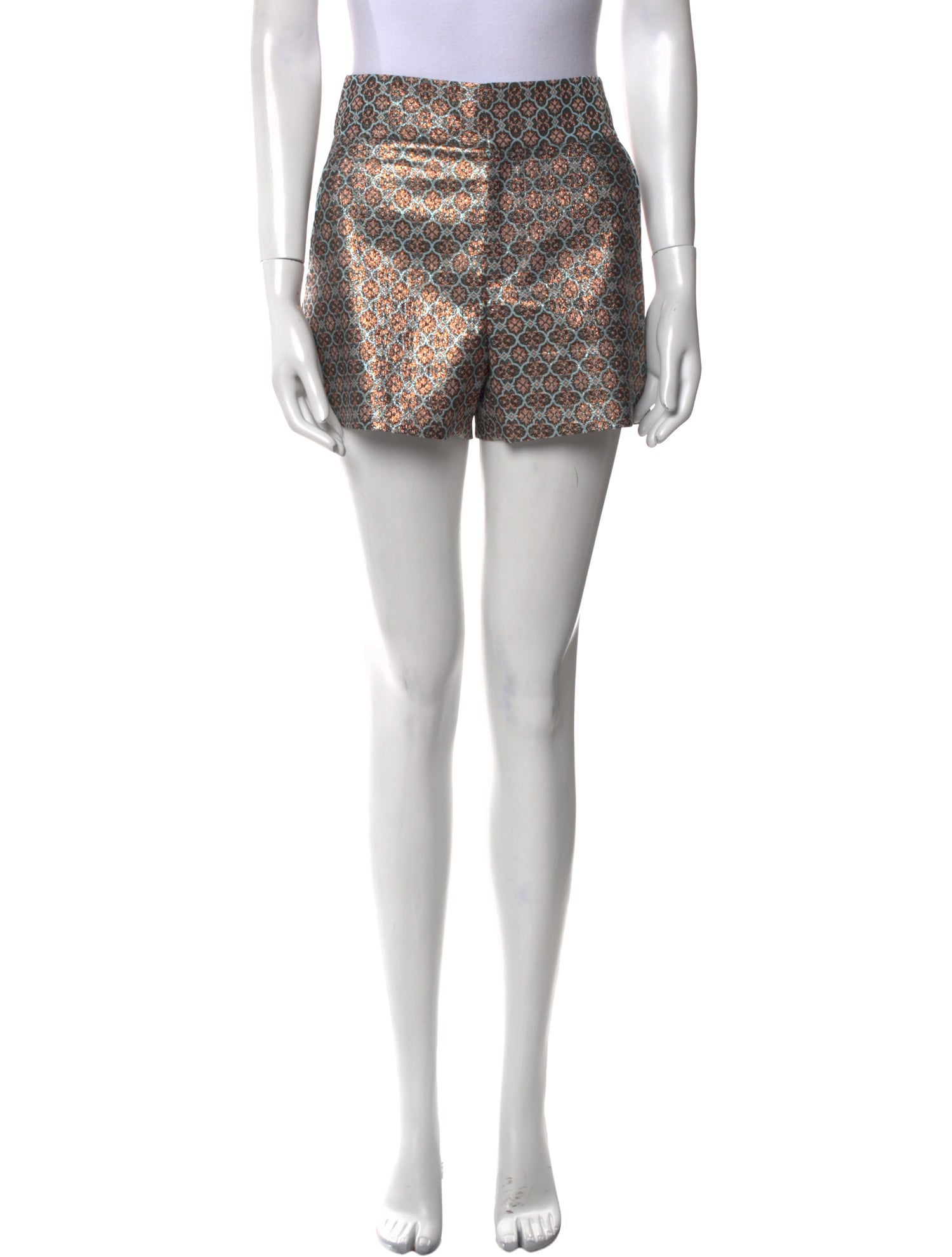 Alice + Olivia Printed Mini Shorts