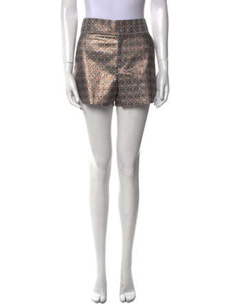 Alice + Olivia Printed Mini Shorts