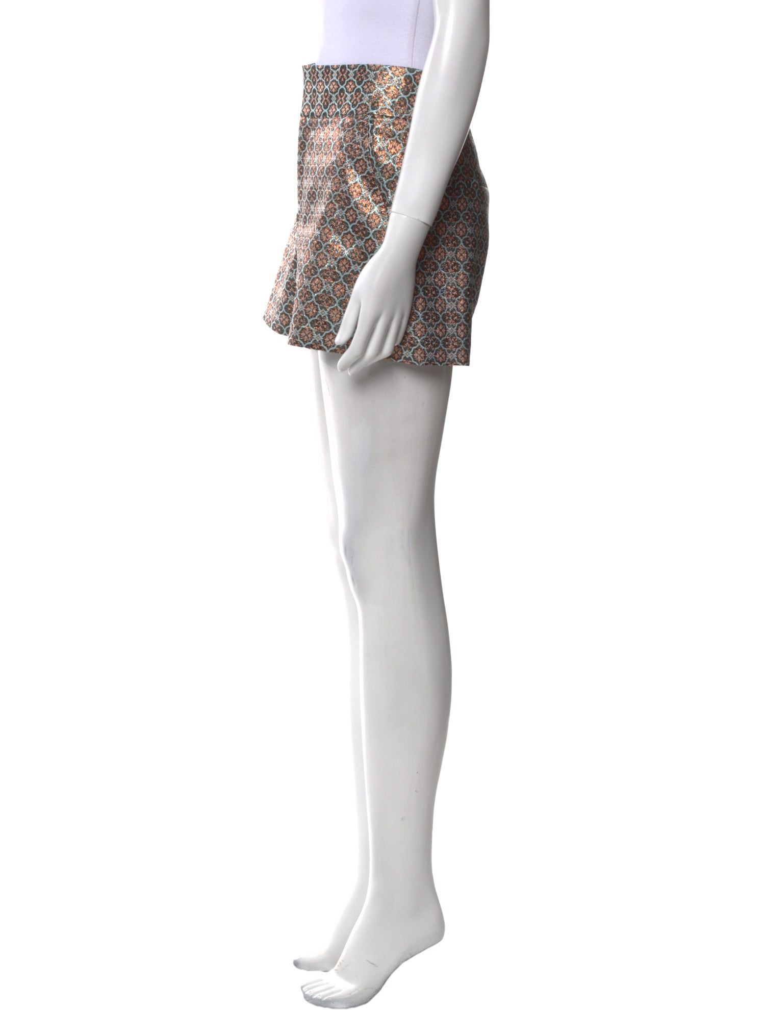 Alice + Olivia Printed Mini Shorts