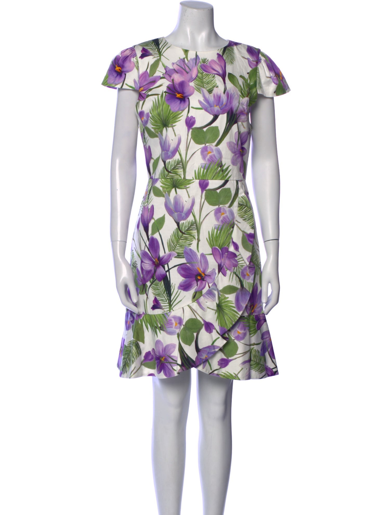 Alice + Olivia Floral Print Mini Dress
