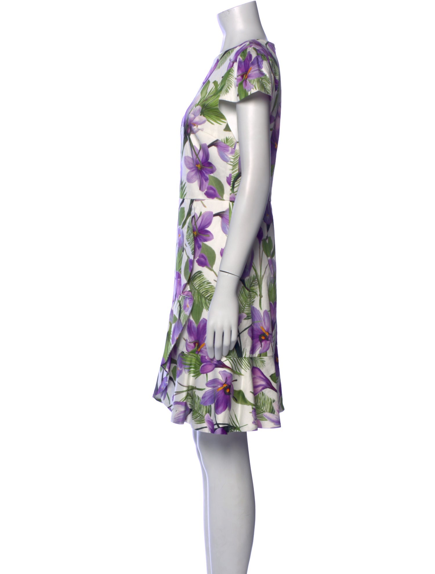 Alice + Olivia Floral Print Mini Dress