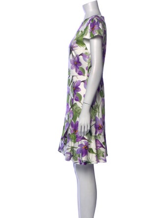 Alice + Olivia Floral Print Mini Dress