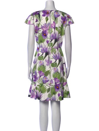 Alice + Olivia Floral Print Mini Dress