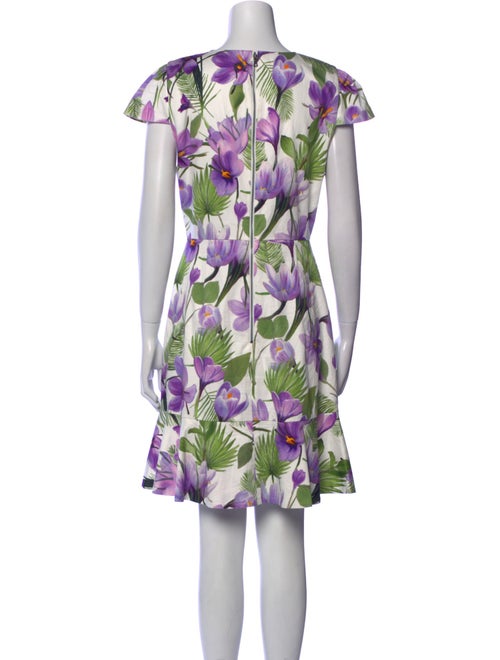 Alice + Olivia Floral Print Mini Dress
