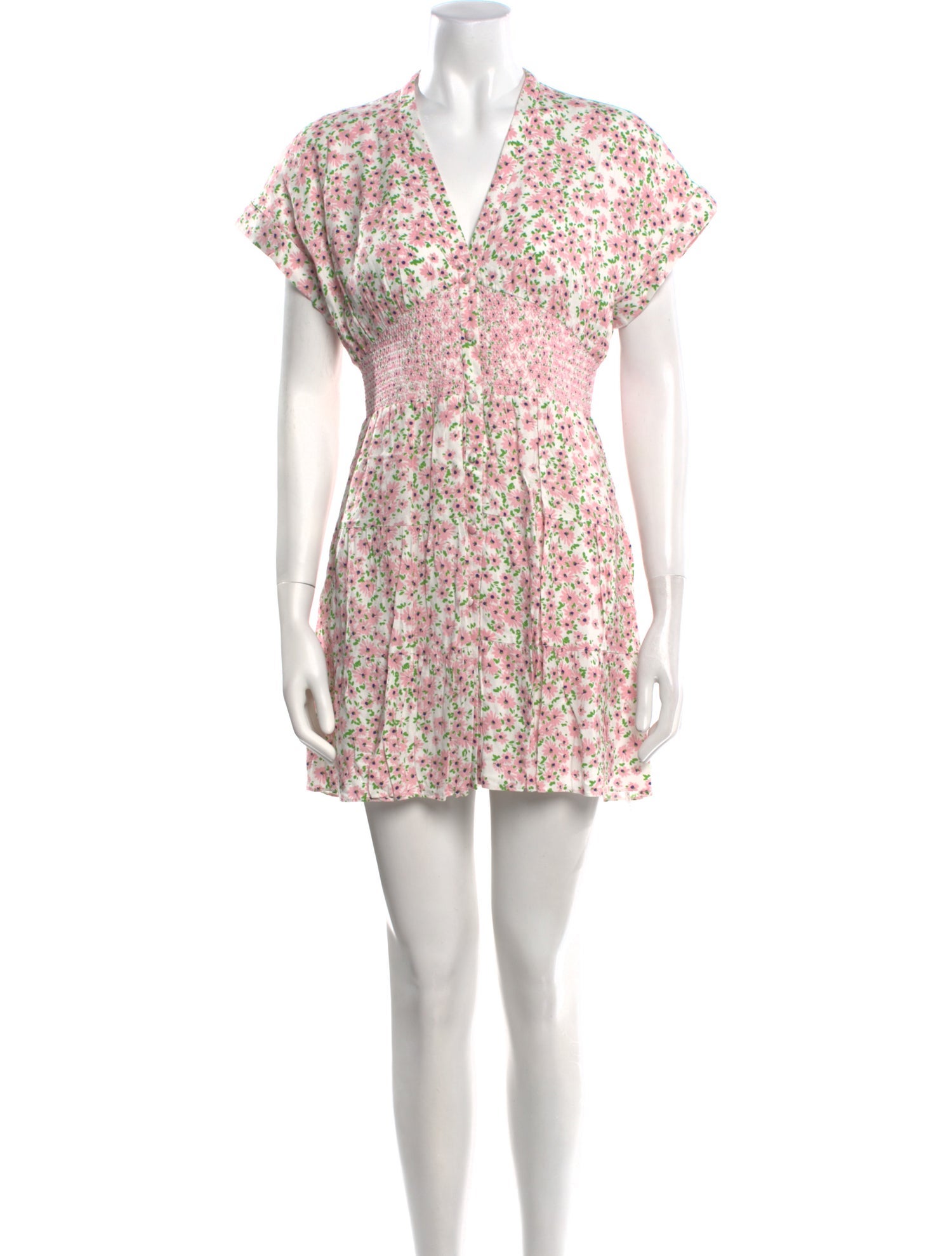 Alice + Olivia Floral Print Mini Dress