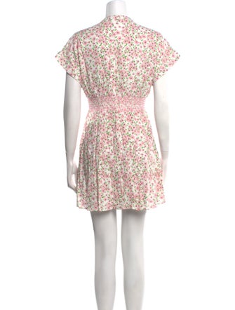 Alice + Olivia Floral Print Mini Dress