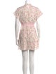 Alice + Olivia Floral Print Mini Dress
